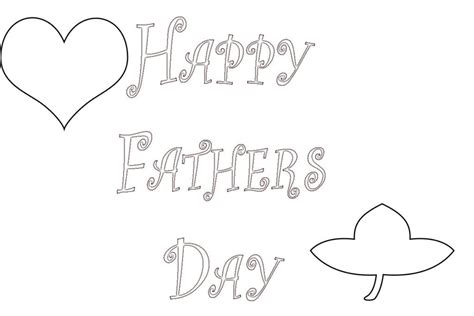 Your child could also color around the text, add stickers or other decoration. Happy Father's Day Preschool Coloring Pages | Bingo Life ...