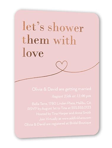 Shower With Love 5x7 Stationery Card By Yours Truly Shutterfly