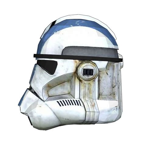 Star Wars Clone Trooper Phase 2 Helmet Cosplay Foam Pepakura File Te