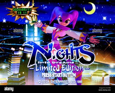 Nights Into Dreams Sega Saturn Videogame Editorial Use Only Stock