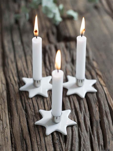 Mini Star Candle Holders Set 6 Star Candle Holder Candles Mini