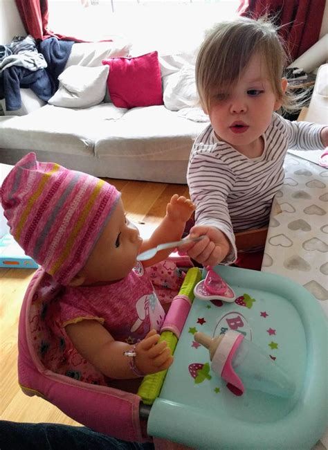 High chairs safely seat your baby at meal times. Review: BABY born table feeding chair - Life As Mrs D