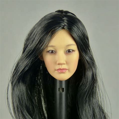 1 6 Scale Kumik Phicen Hot Toys Custom Asian Female Head Sculpt Eun Jung K058