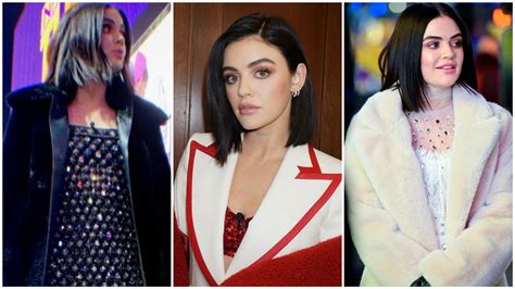 The status of the relationship for this unlikely couple is unclear, but. Lucy Hale at Dick Clark's New Year's Rockin' Eve | Tom ...