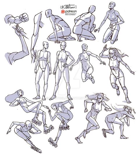 Dynamic Pose Reference Drawing As Per Many Requests We Ve Received We Are Releasing A Reference