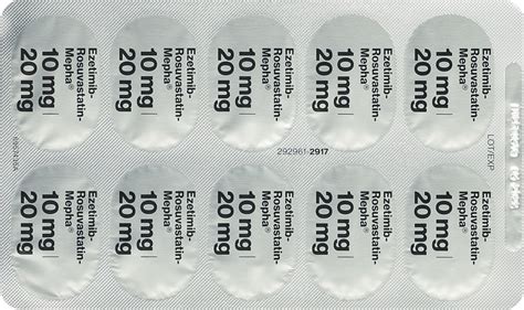 Ezetimib Rosuvast Mepha Kapseln mg mg Stück in der Adler Apotheke