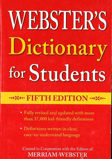 Websters Dictionary For Students Big Bad Wolf Books Sdn Bhd