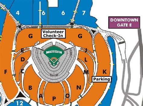 Dodger Stadium Map Gates