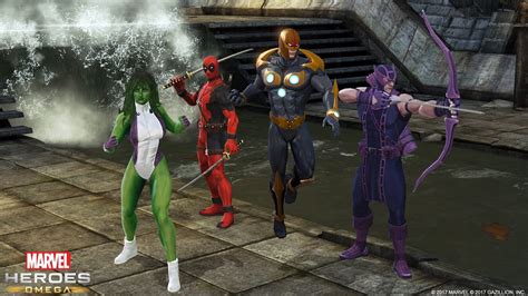 Marvel Heroes Omega Xbox One Launch Day Nova Deadpool Spider Man