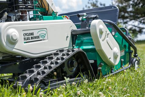 Walk Behind Flail Mower The Cyclone Track Version Orec Canada