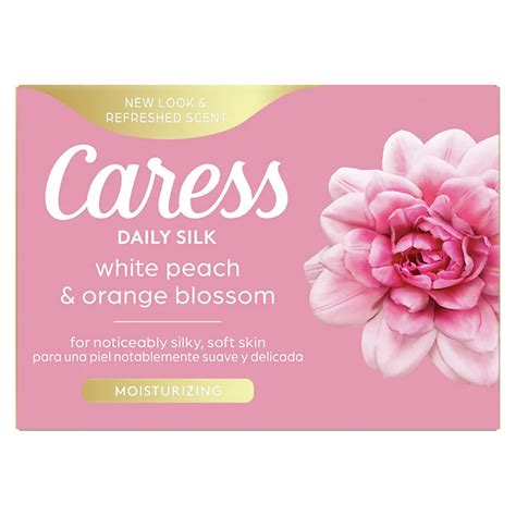 Caress Daily Silk White Peach And Orange Blossom Bar Soap Shop