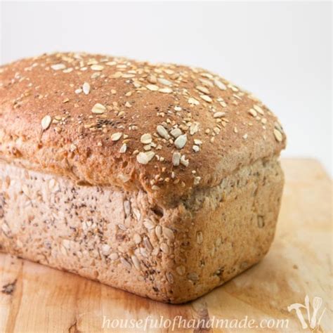 Soft And Delicious Whole Grain Seed Bread A Houseful Of