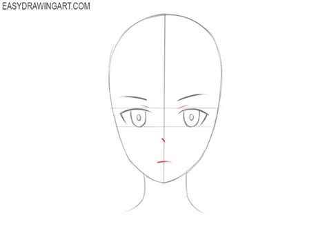 Draw Easy Anime Face How To Draw A Quick Easy Anime Girl Face Step By