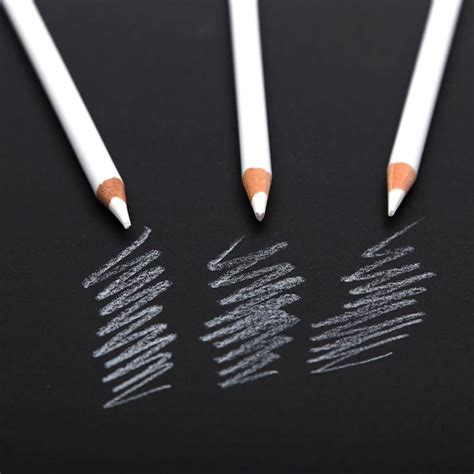Buy Professional 3pcs White Sketch Charcoal Pencils Standard Pencil