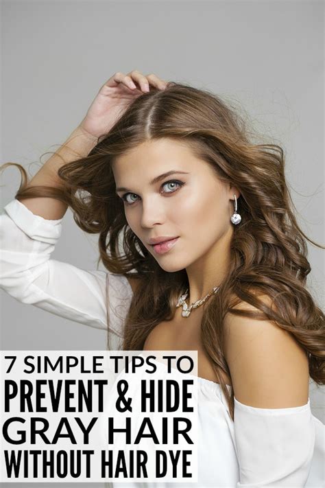 Preventing And Hiding Gray Hair Without Permanent Hair Dye
