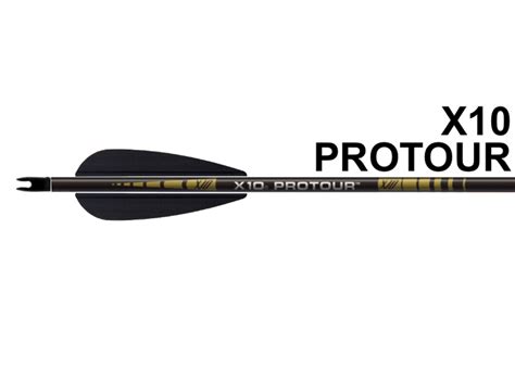 Easton X10 Protour Fletched Arrows Dozen Clickers Archery