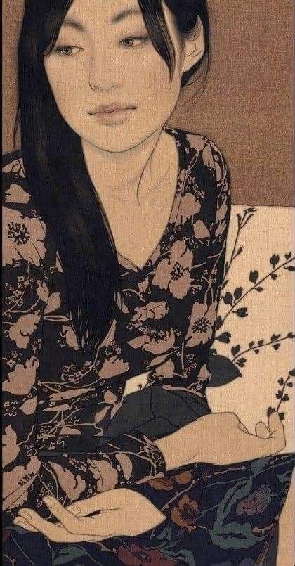 Japanese Art Modern Japanese Art Prints Portrait Drawing Portrait
