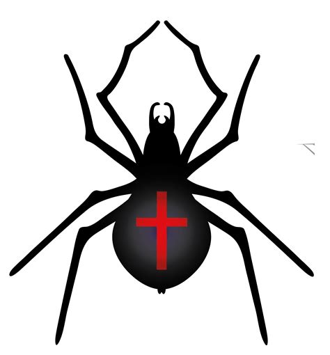 Transparent Black Widow Logo Clip Art Library