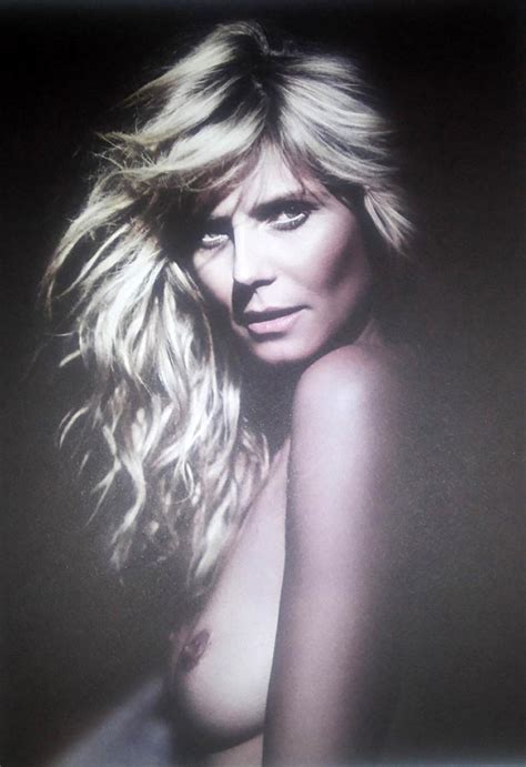 Model Heidi Klum Nude And Her New Intimates Campaign Pics