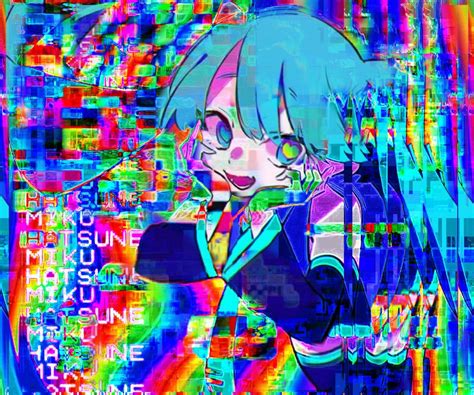 Hooni Glitchcore Glitchcore Pfp Glitch Hatsune Vocaloid Scenecore