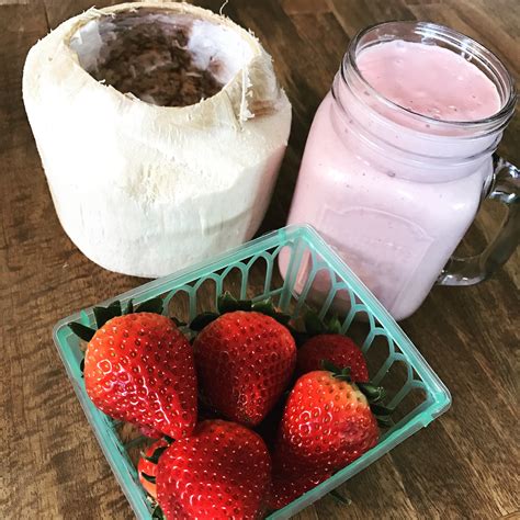 Strawberry Coconut Smoothie Recipe Jennifer Cassetta