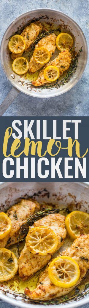 15 Minute Skillet Lemon Butter Chicken Gimme Delicious
