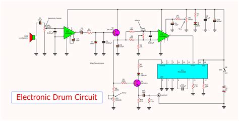 Circuit diagram extension for visual studio code. Simple electronic drum circuit using MC14046 - ElecCircuit