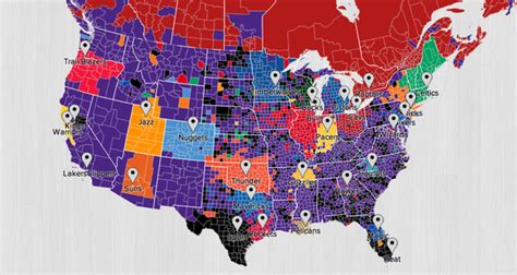 New Twitter Map Shows You Where Your Nba Teams Fans Are Located