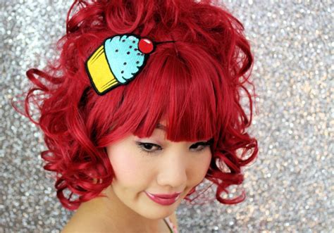Cupcake Hair Designs Pretty Hairstyles Dyed Red Hair