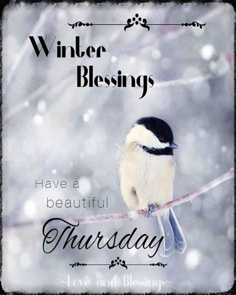 Beautiful Winter Blessing For Thursday Pictures Photos And Images For