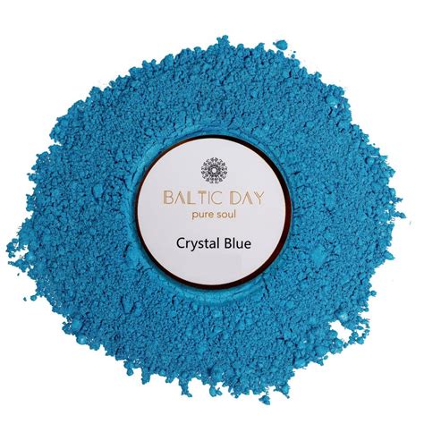 Epoxy Resin Color Pigment Crystal Blue 50g Mica Powder Tint Dye