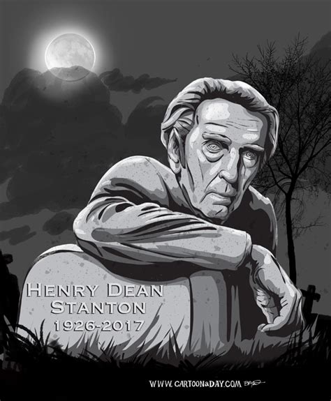 Harry Dean Stanton Dies Cartoon