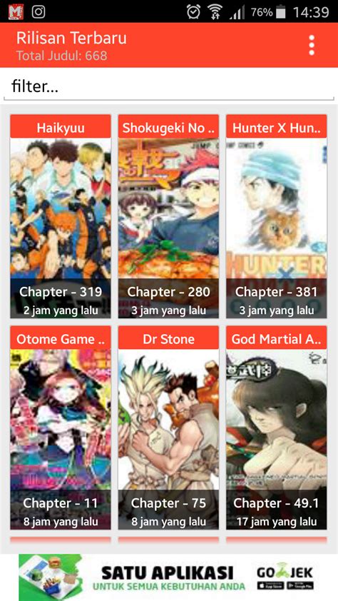 Aplikasi Baca Komik Manga Manhwa Dan Webtoon