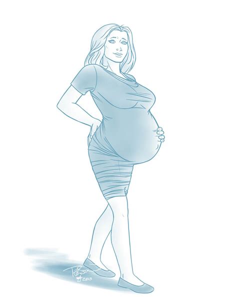 Commission Pregnant By Ralloonx On Deviantart