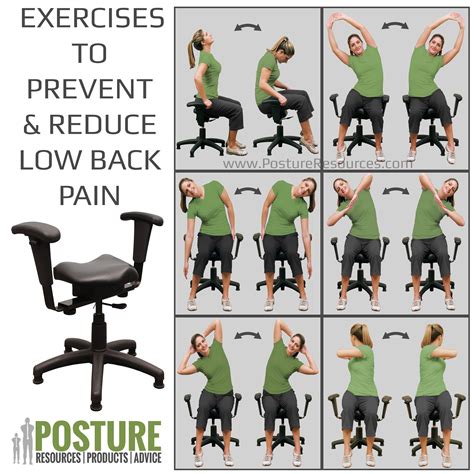 Low Back Pain Chair Exercises