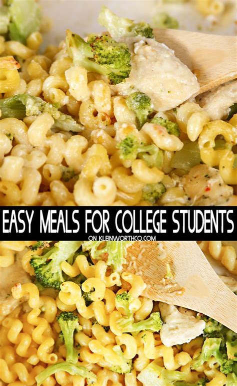 Easy Meals For College Students Artofit
