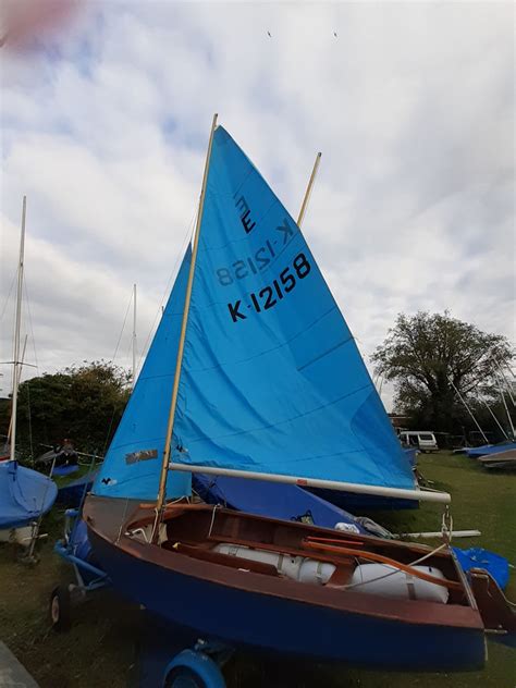 Enterprise Sailing Dinghies For Sale One Fibreglass For £395 One Wooden