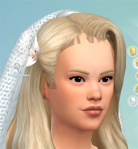 Hairline On My Cc Hair Is Glitched And Hairpiece Glitches Sims 4 Studio