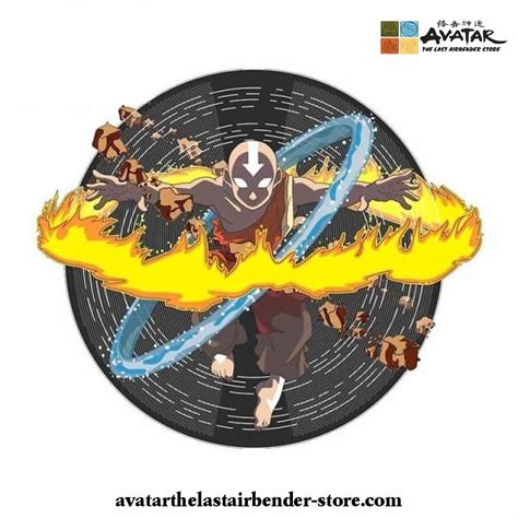 Fire Aang Avatar The Last Airbender Car Sticker Avatar The Last