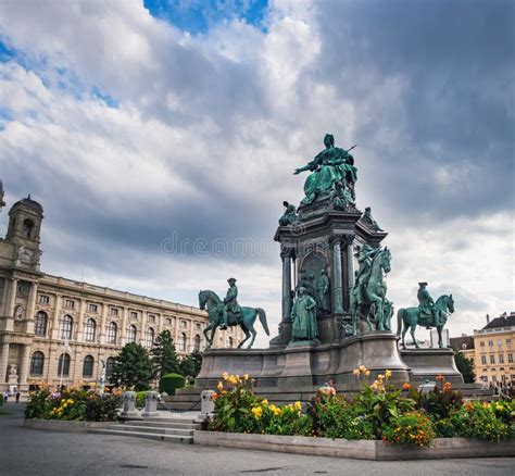 Maria Theresa Monument In Vienna Austria Stock Image Image Of
