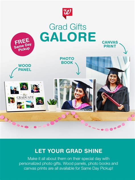 50% off photo cards & stationery + same day pickup. Make your grad's big day extraordinary when you create personalized photo gifts they'll love to ...
