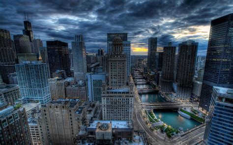 Free Download Skyview Of Chicago City 1920x1200 2870 Hd Wallpaper Res