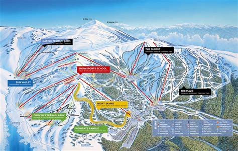 Ski Resort Maps — Australian Mountains