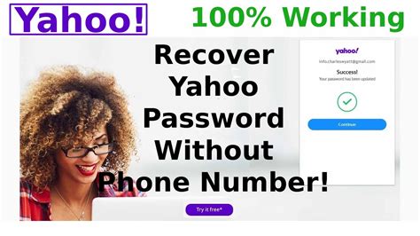 How To Recover Yahoo Email Account Password Without Phone Number 2021