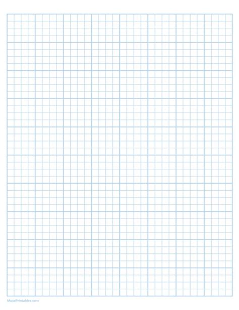 Printable 4 Squares Per Inch Light Blue Graph Paper For Letter Paper