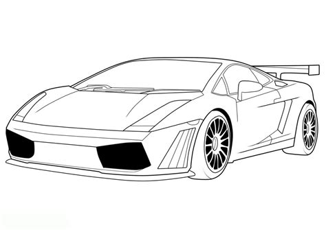 Malvorlagen Auto Lamborghini - Kostenlos zum Ausdrucken