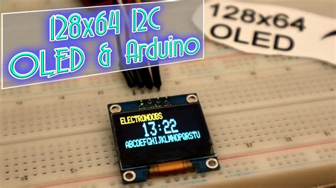 Oled I2c Display With Arduino Nano Tutorial Arduino Arduino Projects