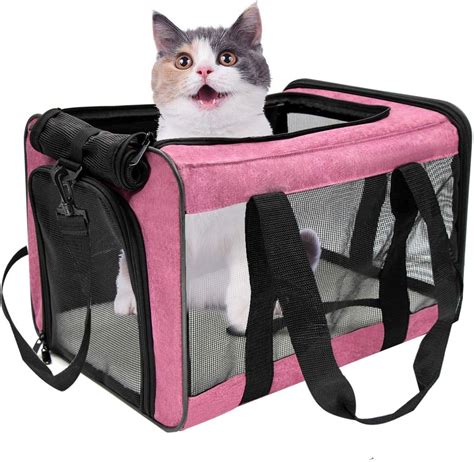 Viefin Pet Carrier For Small Medium Cats Dogs Airline