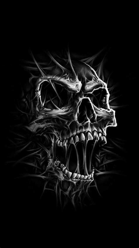 Skull Dark Black Minimal K Hd Artist K Wallpapers I Vrogue Co