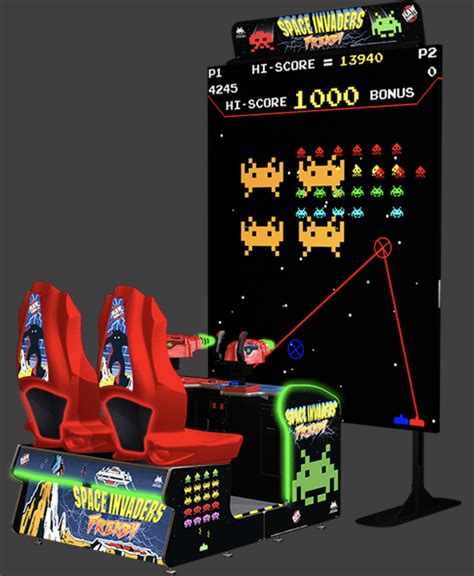 Space Invaders 2 Seat Giant Game · Arcade Game Rental